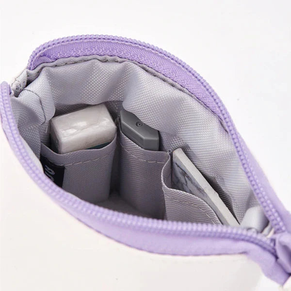 Pop-Up Stifteetui mit abklappbarer Manschette, Corduroy-Optik – Produktbild 5
