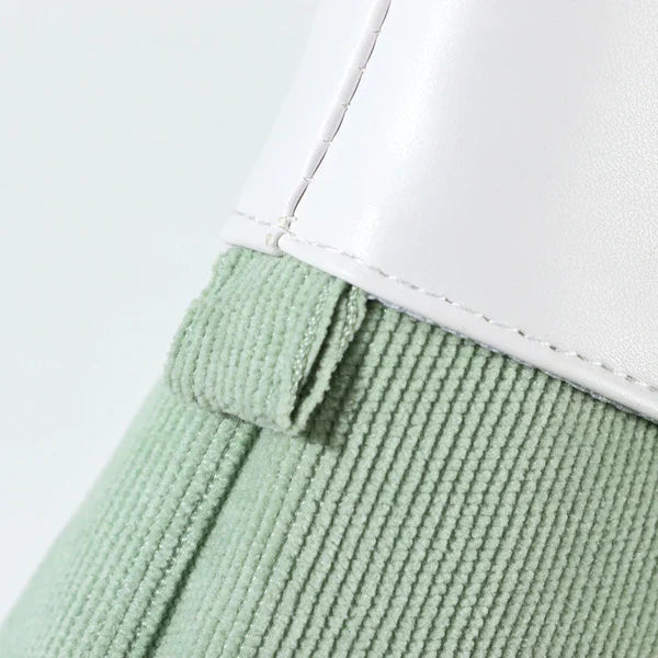 Pop-Up Stifteetui mit abklappbarer Manschette, Corduroy-Optik – Produktbild 4