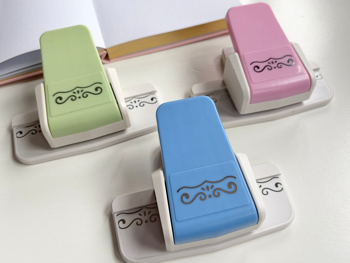 Locher mit Randmuster für Journal und Scrapbook – Produktbild 2